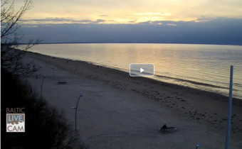 Obraz podglądu z kamery internetowej Jurmala - Majori Beach